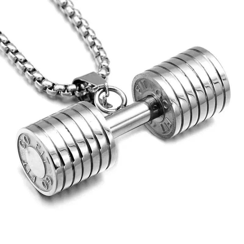 Dumbell Necklace Jewelry