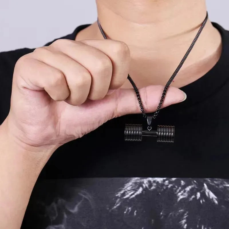 Dumbell Necklace Jewelry