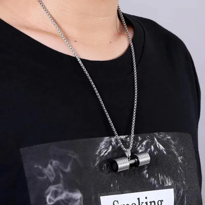 Dumbell Necklace Jewelry