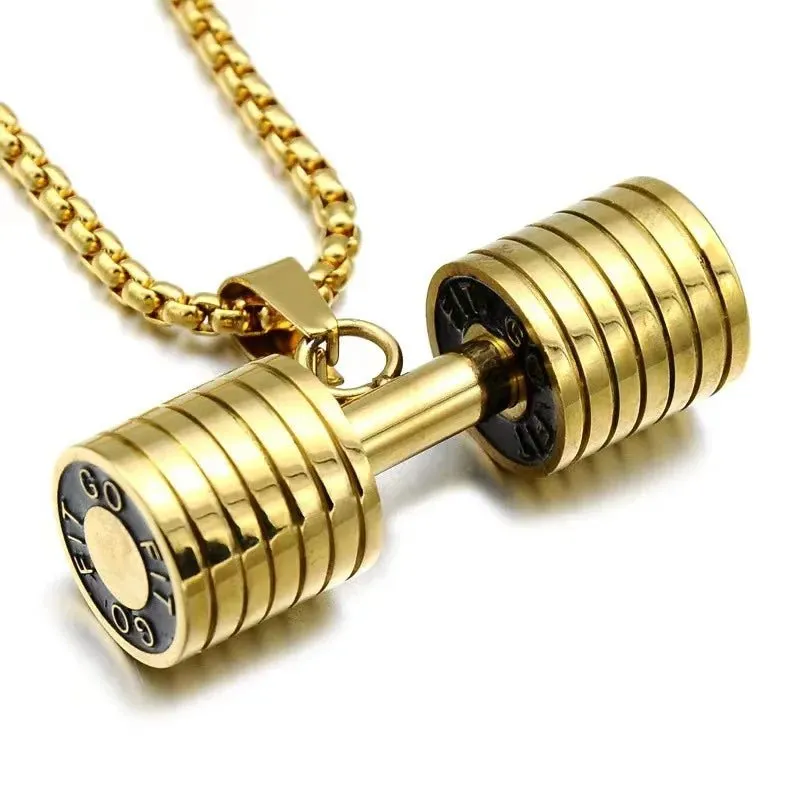 Dumbell Necklace Jewelry