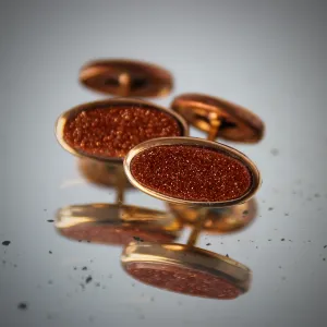 Edwardian Goldstone Cufflinks
