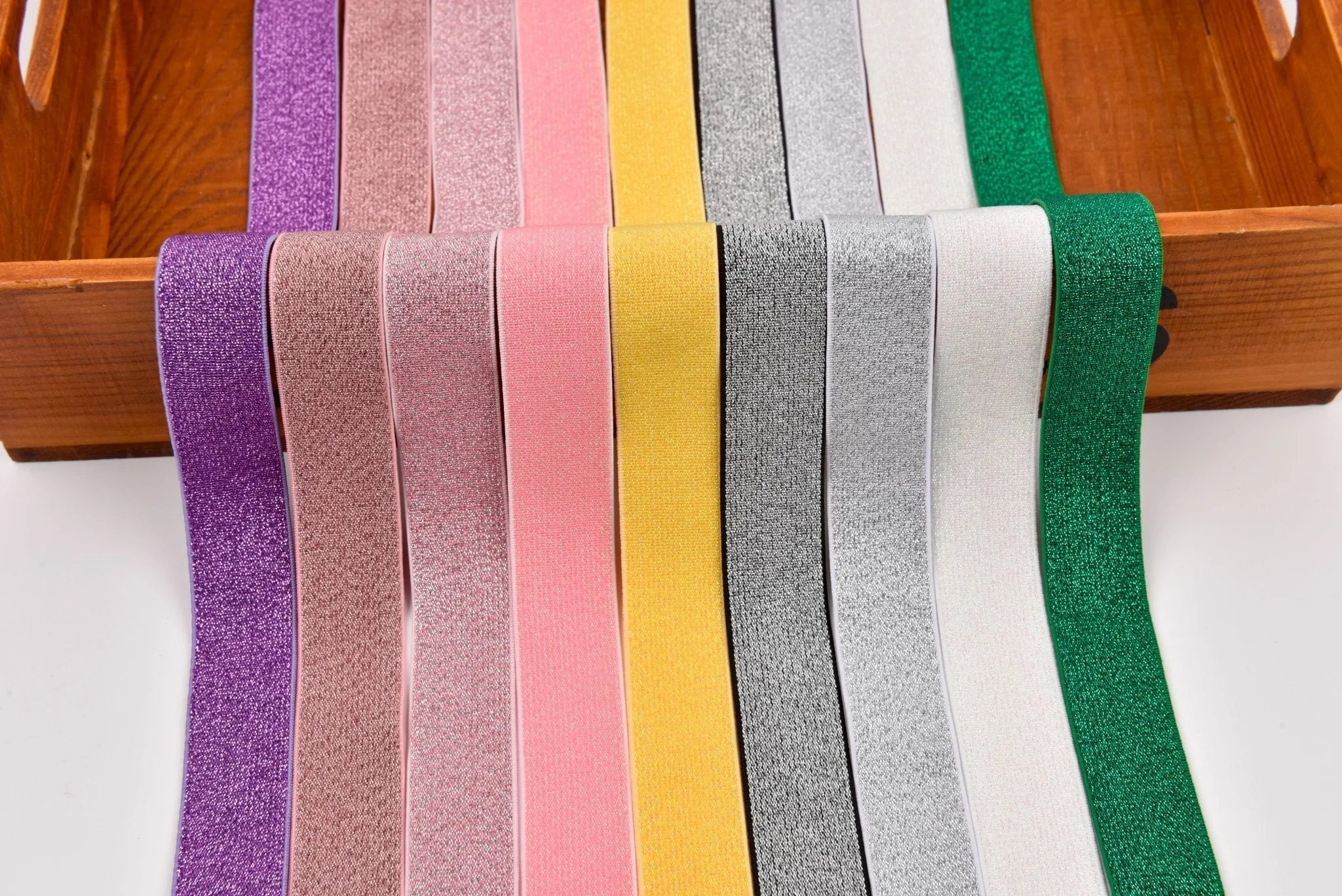 Elastic Lurex Strap Band 25mm