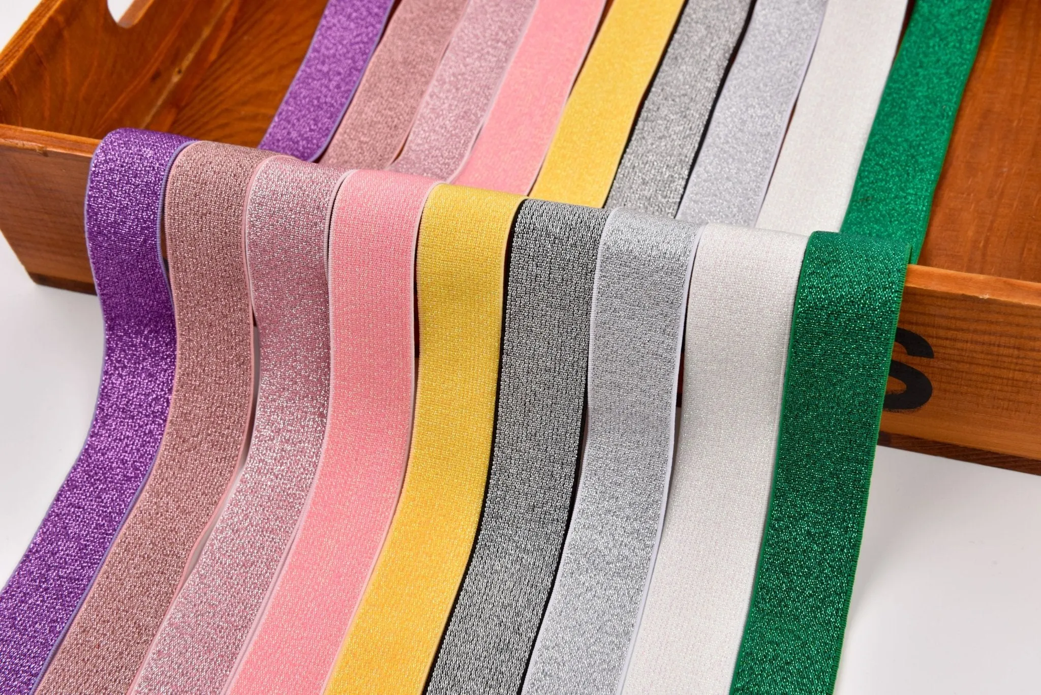 Elastic Lurex Strap Band 25mm