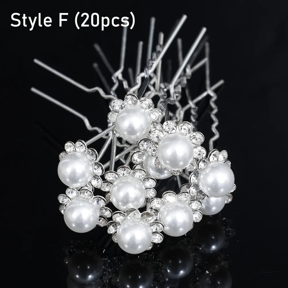 Elegant Bridal Hairpins Set