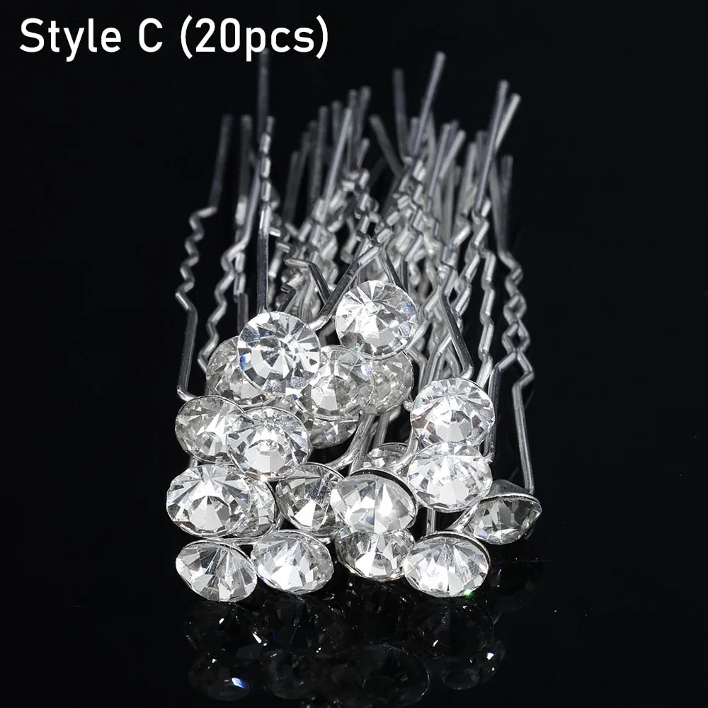 Elegant Bridal Hairpins Set