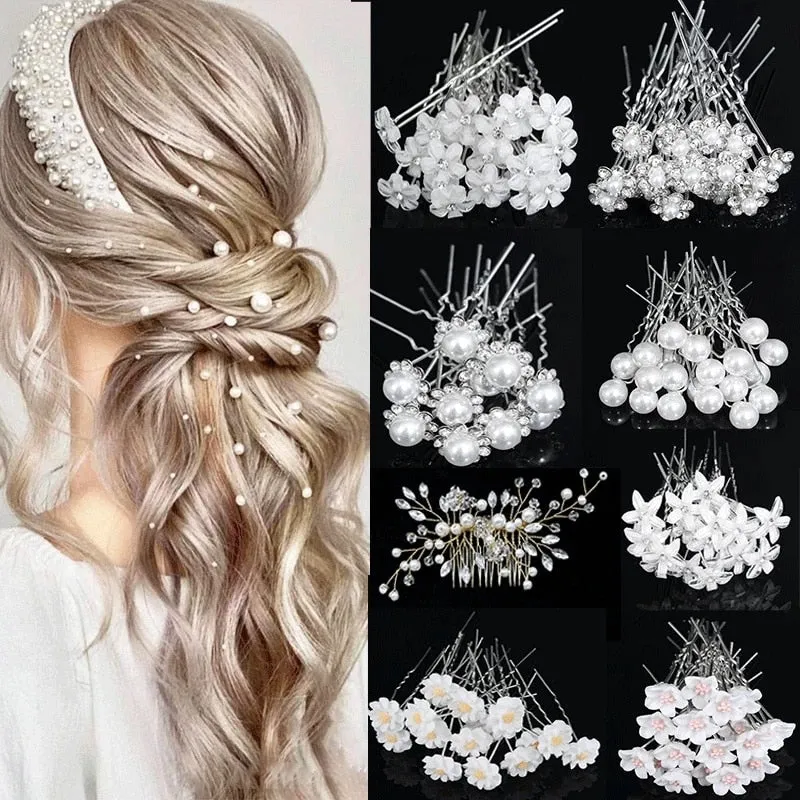 Elegant Bridal Hairpins Set