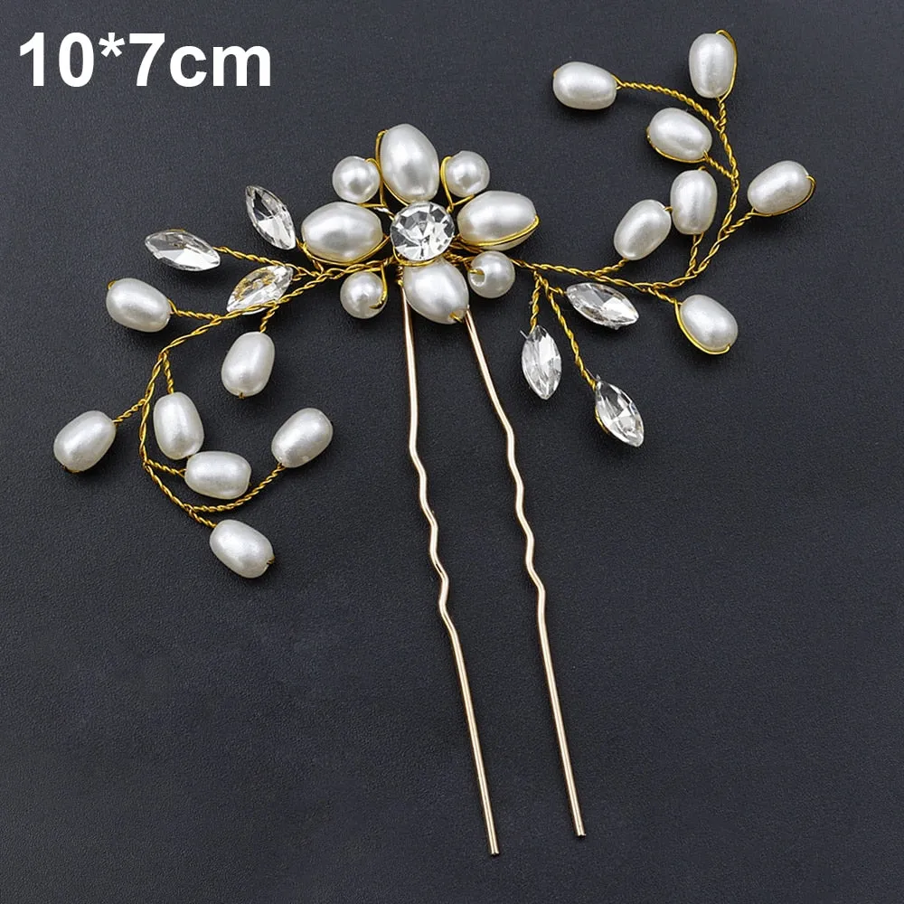 Elegant Bridal Hairpins Set
