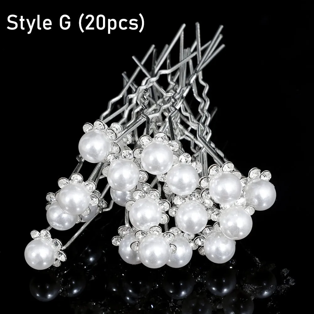 Elegant Bridal Hairpins Set