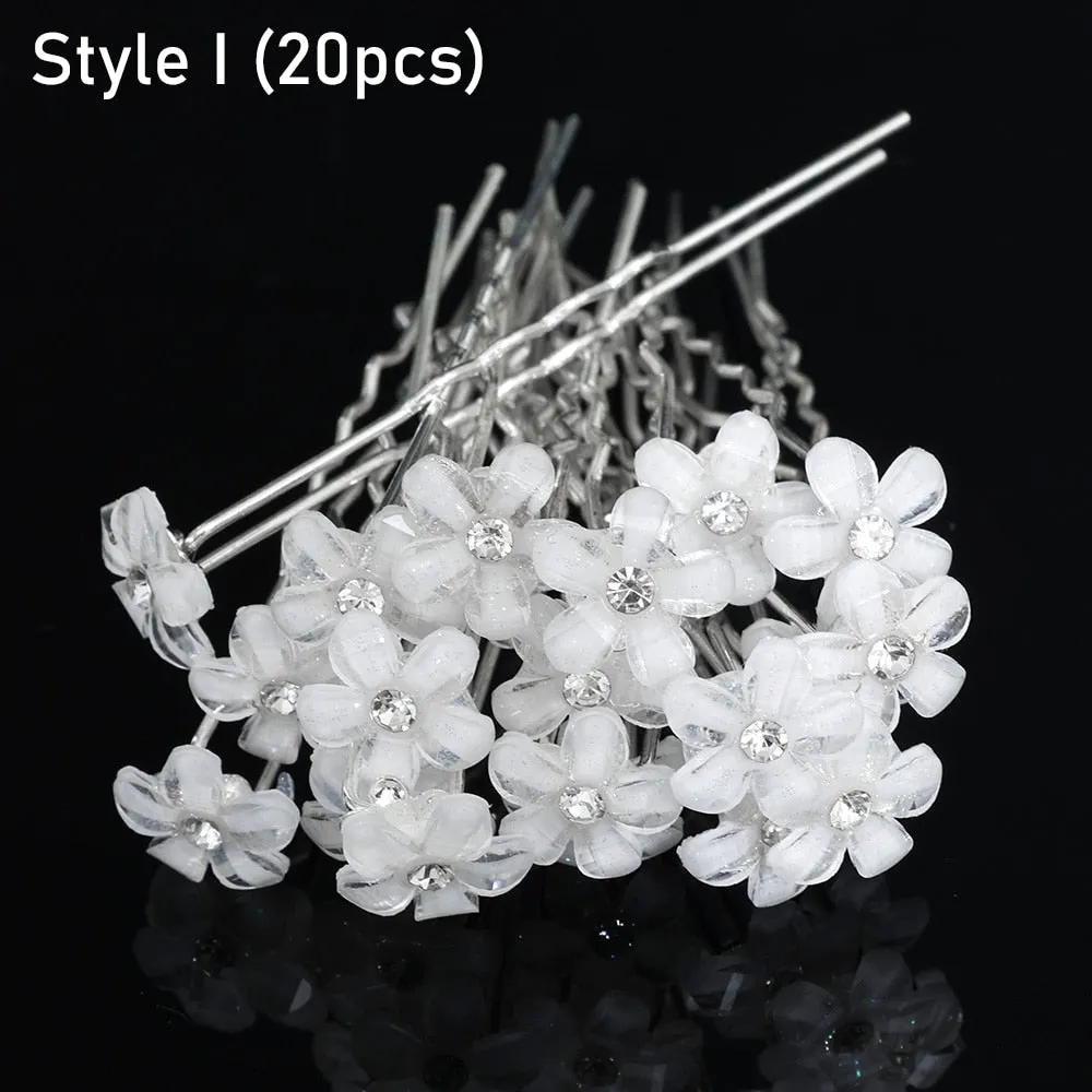 Elegant Bridal Hairpins Set