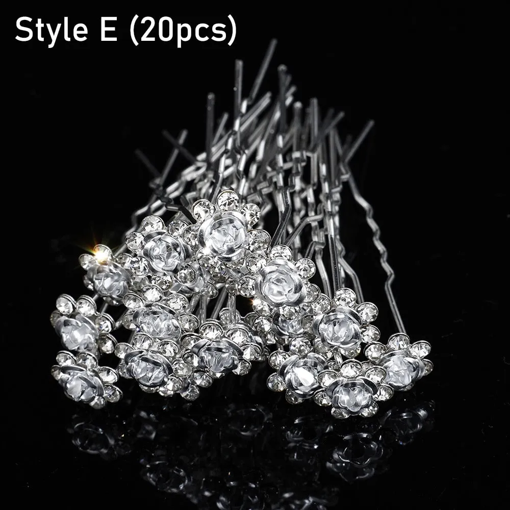 Elegant Bridal Hairpins Set
