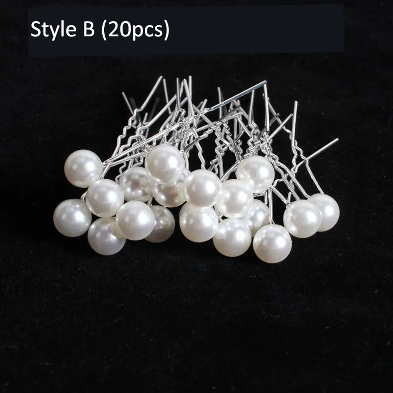 Elegant Bridal Hairpins Set