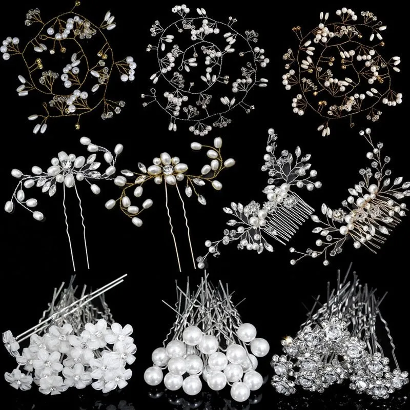 Elegant Bridal Hairpins Set