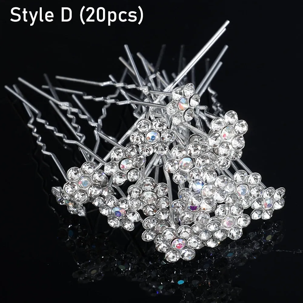 Elegant Bridal Hairpins Set