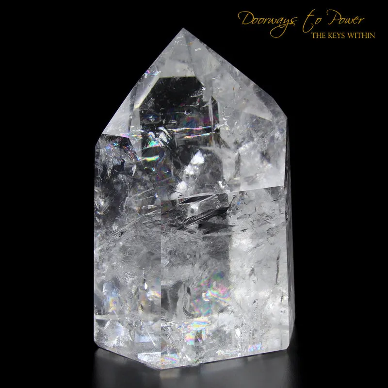 Exquisite Pure Clear Quartz Temple Heart Dow Master Crystal