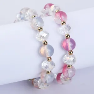 Fancy Crystal Beaded Bracelet For Girls