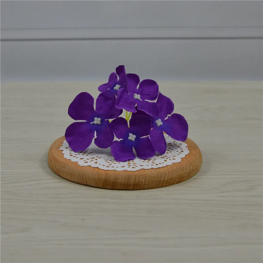 Faux Flowers Mini Hydrangea Bush for Hat DIY