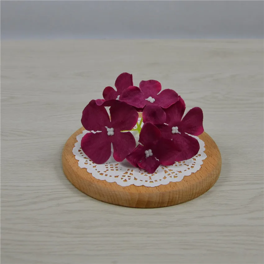 Faux Flowers Mini Hydrangea Bush for Hat DIY