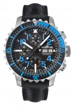 Fortis Watch Aquatis Marinemaster Chronograph Blue