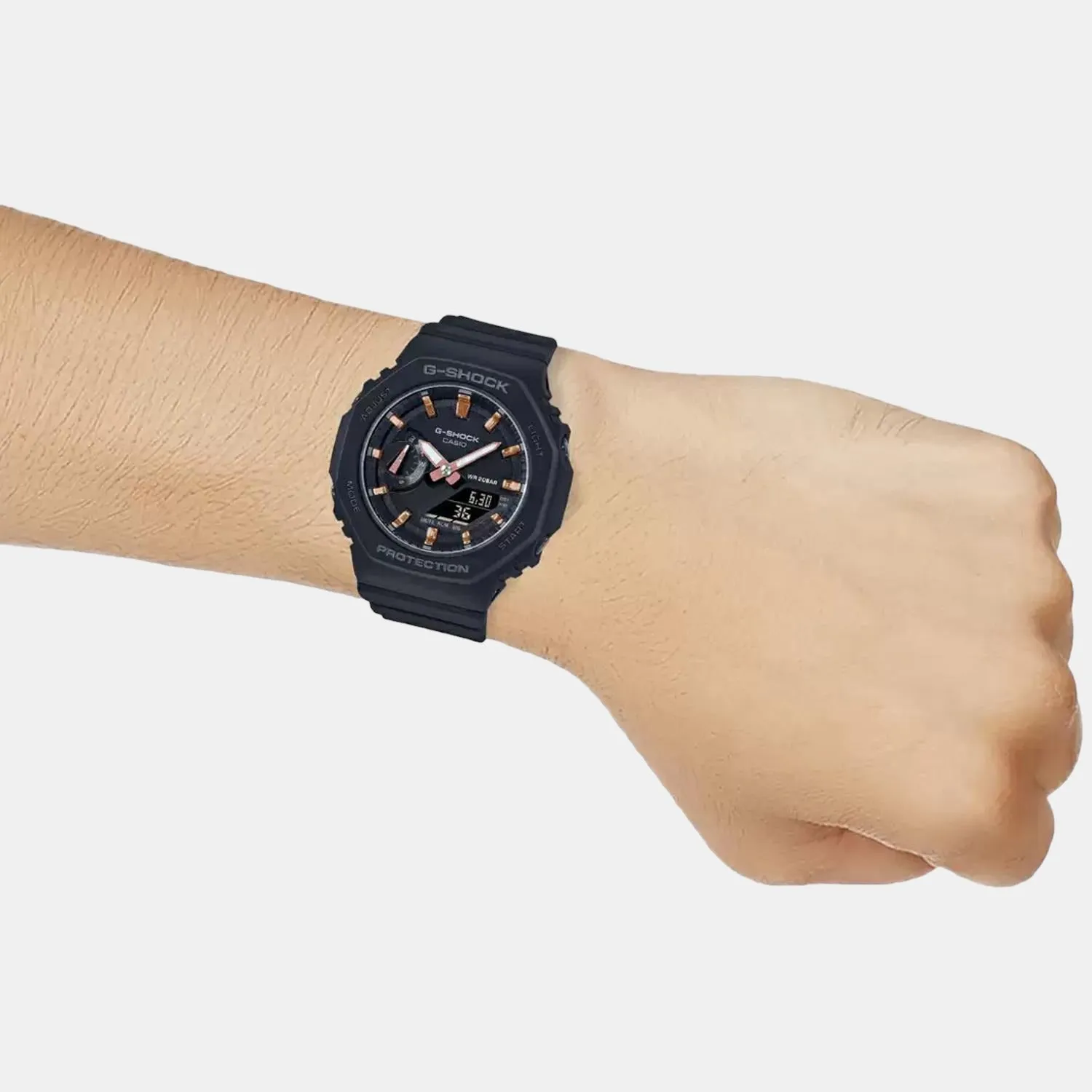 G-Shock Women's Black Carbon Analog-Digital Resin Watch G1107 - GMA-S2100-1ADR