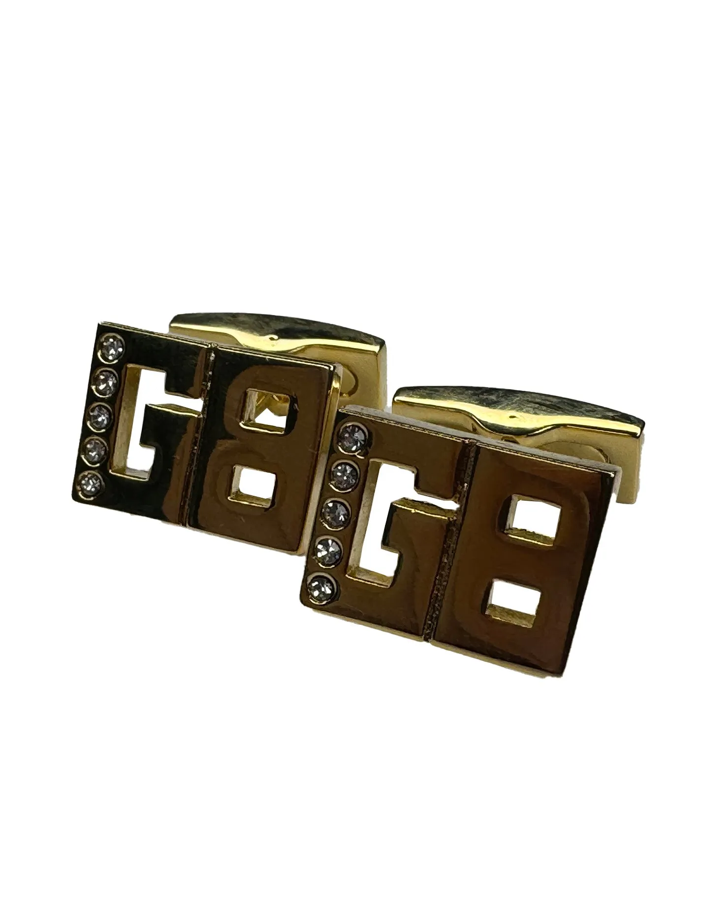 GB Monogram Gold Cufflinks