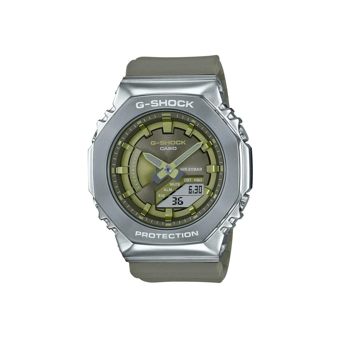GM2100 Series - Stainless Steel / Green - GMS2100-3A