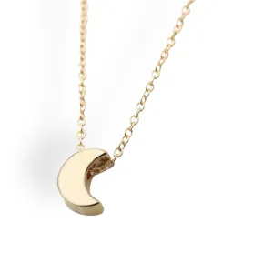 Golden Crescent Moon Anklet