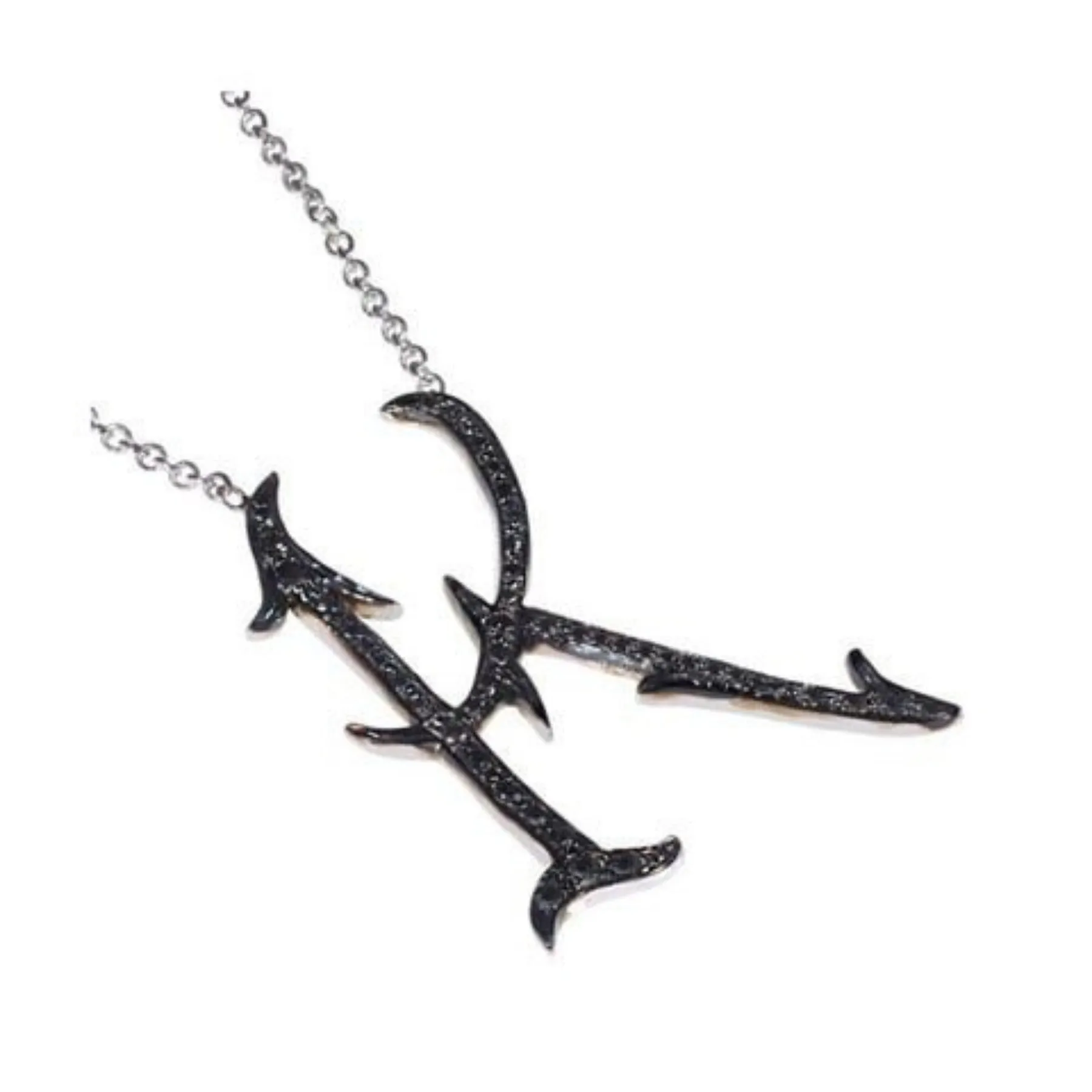 Initial K Diamond Necklace