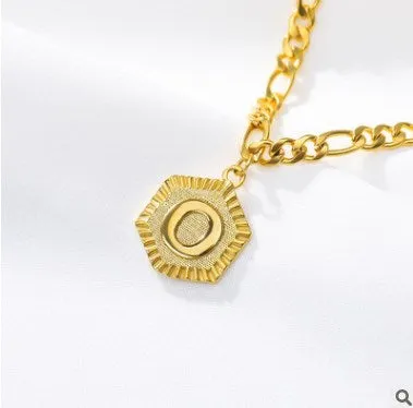 Initial Letter Gold Anklet