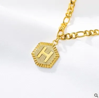 Initial Letter Gold Anklet