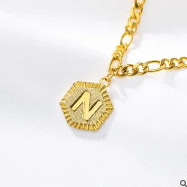 Initial Letter Gold Anklet