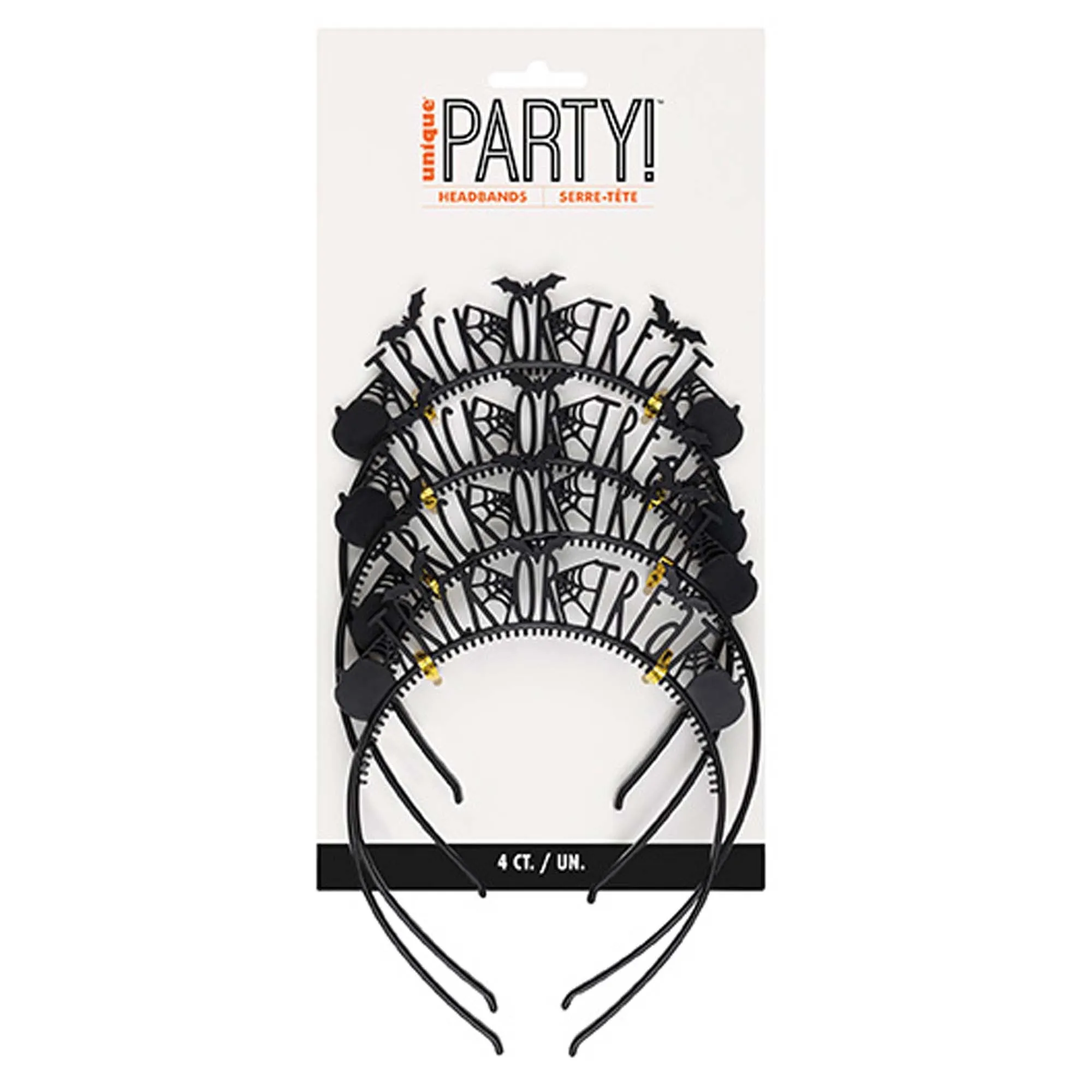 Iridescent Hauntings "Trick or Treat" Headband, 4 Count