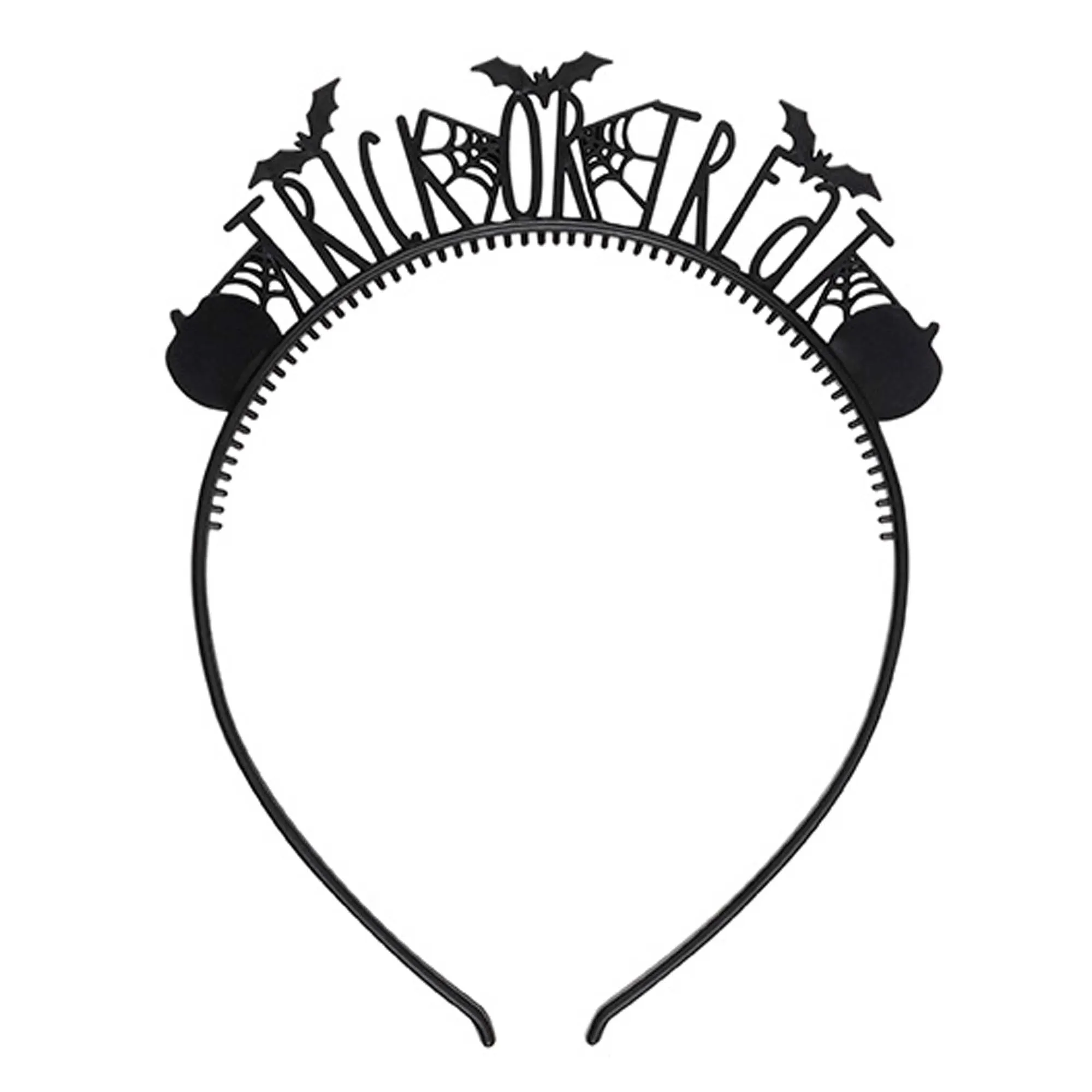 Iridescent Hauntings "Trick or Treat" Headband, 4 Count