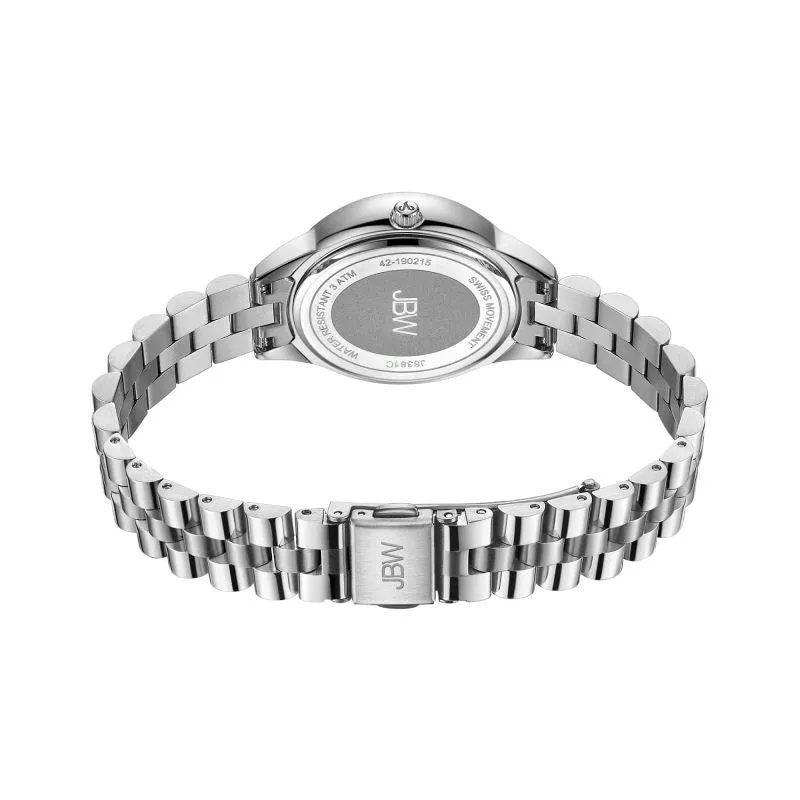 Jbw Women's Bellini Watch 0.12 Ctw Diamond - Stainless Steel - Ladies Watch - Silver - J6381