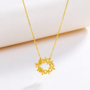 Jewelry new flower accessories clavicle chain summer girls sweet niche temperament necklace jewelry women