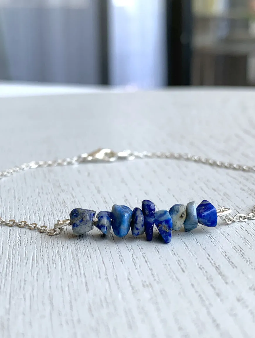 Lapis Lazuli Anklet