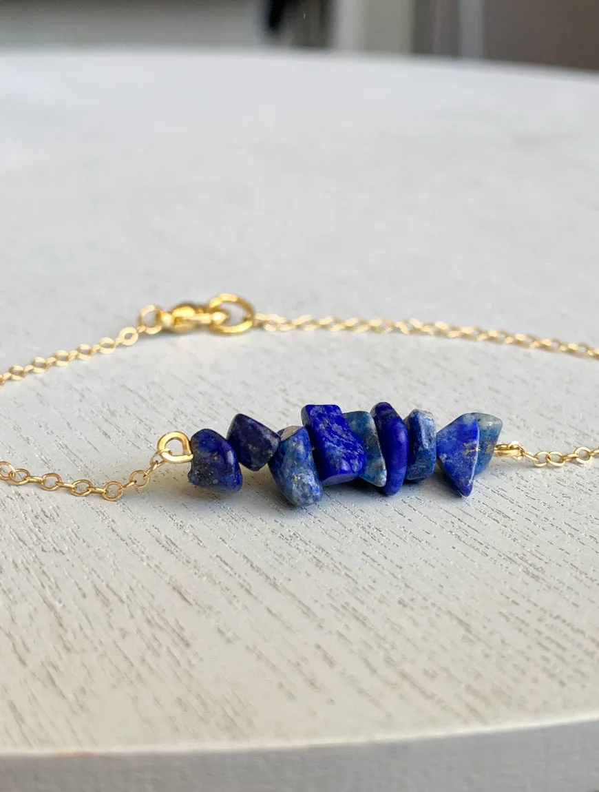 Lapis Lazuli Anklet