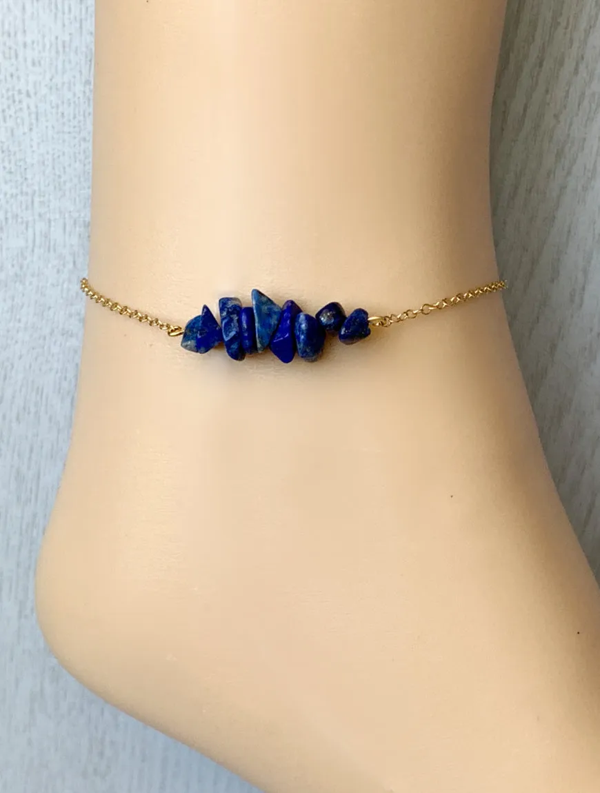 Lapis Lazuli Anklet