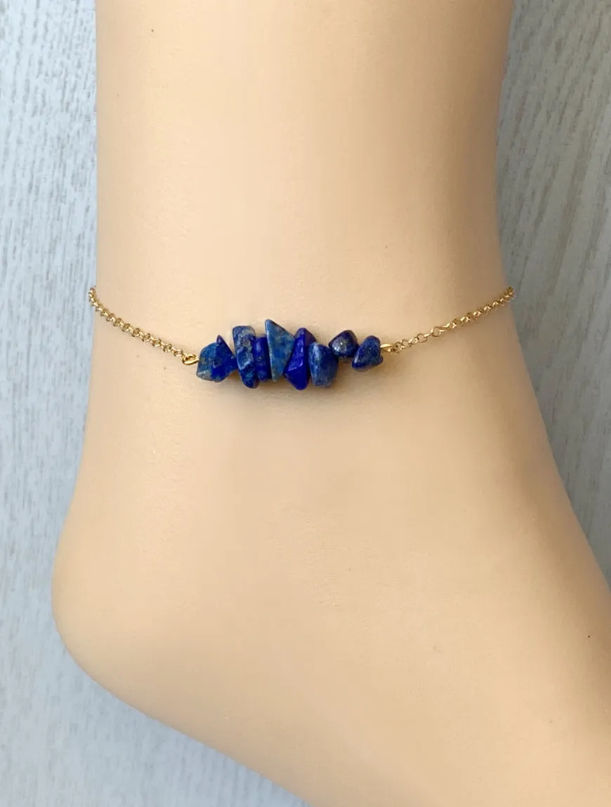 Lapis Lazuli Anklet