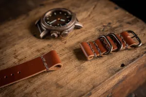 Leather Watch Strap Brown