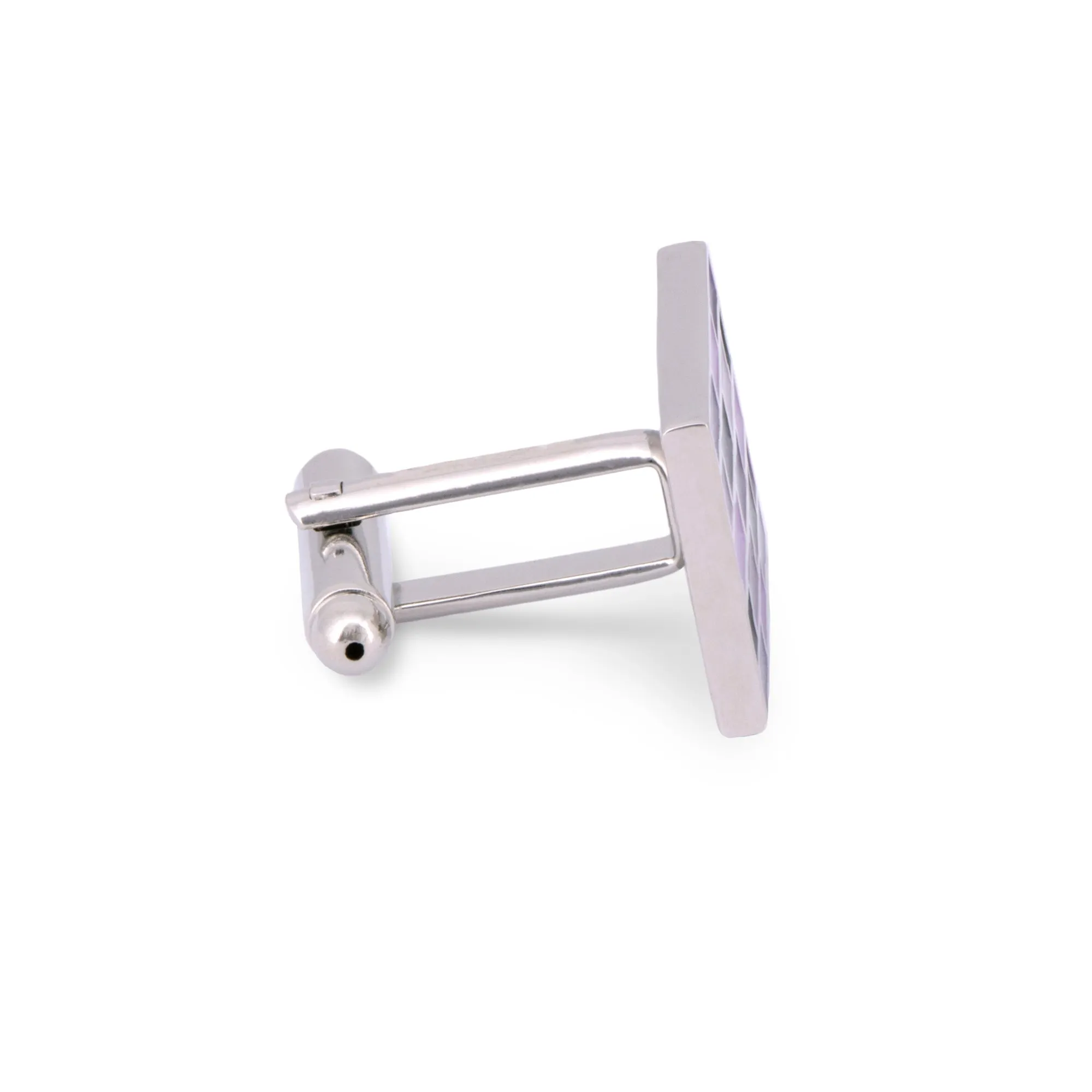 MarZthomson Brick Wall Cufflinks in Shades of Purple (Online Exclusive)