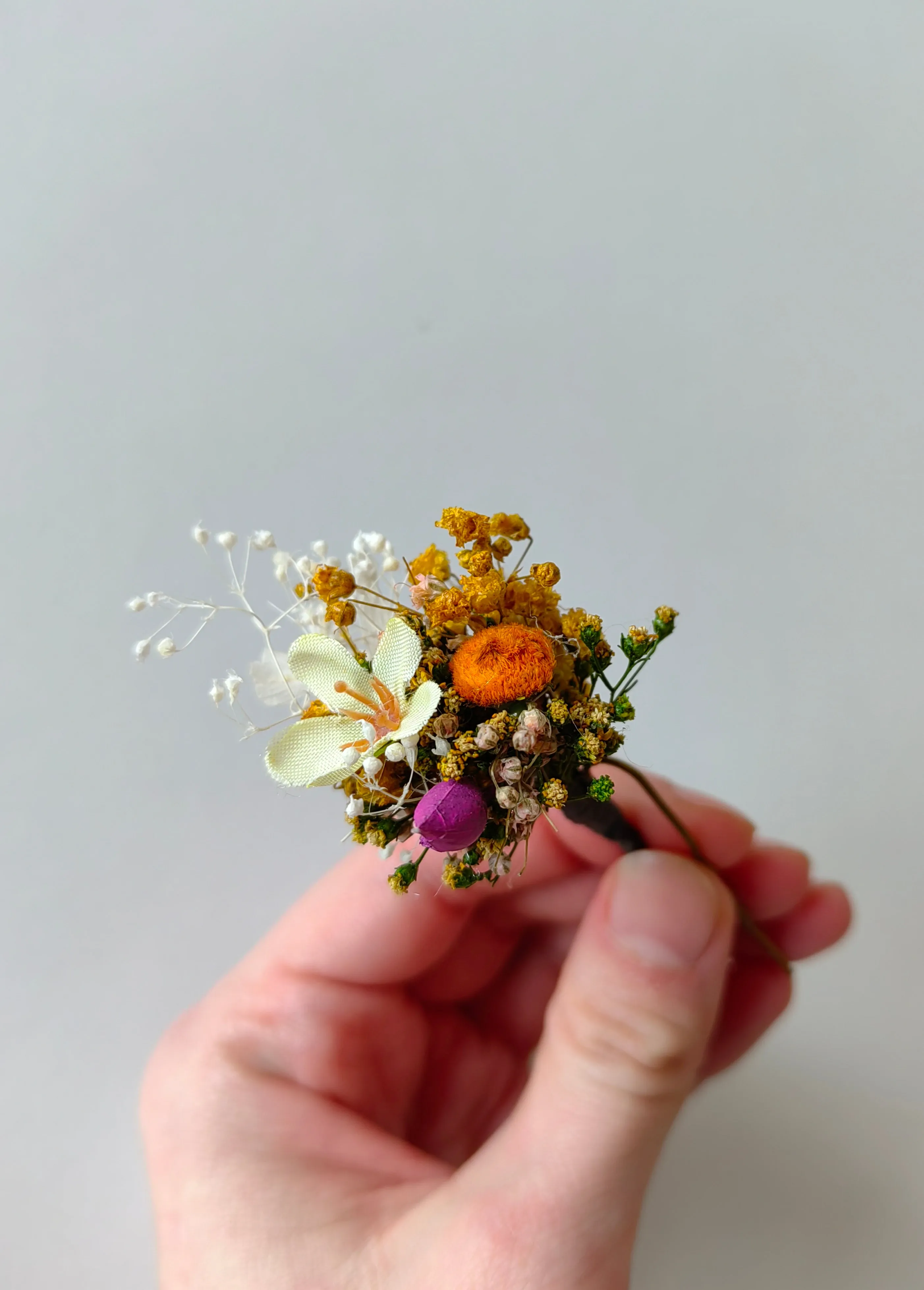 Meadow flower hairpins