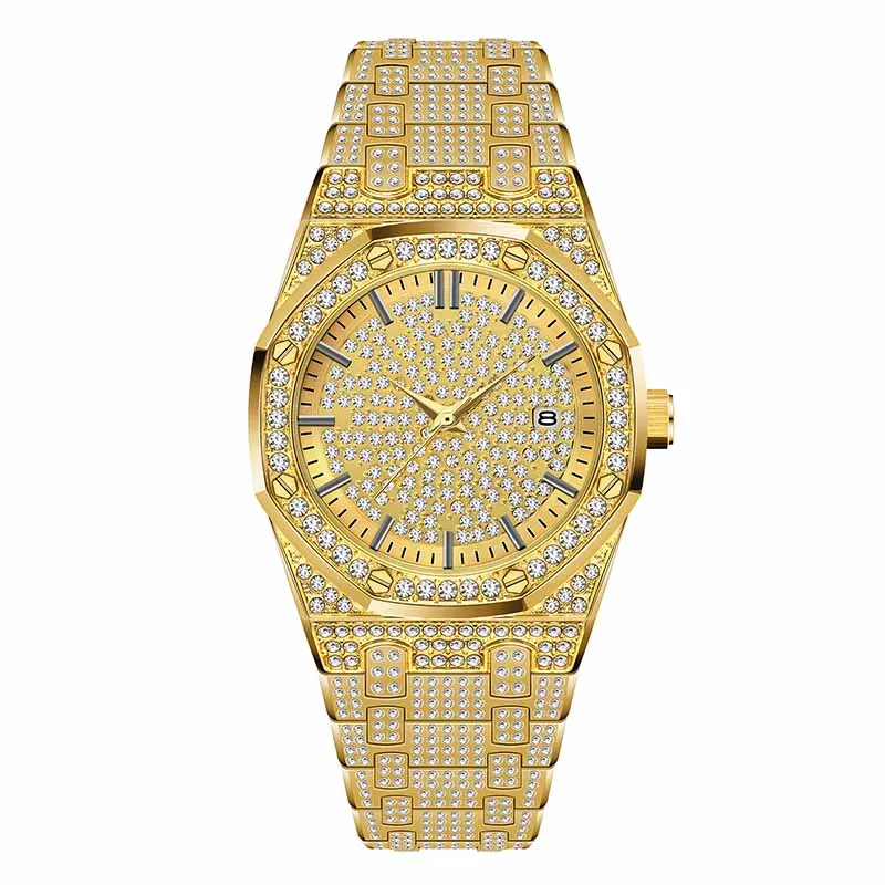 Men Luxury Brand Diamond Watches