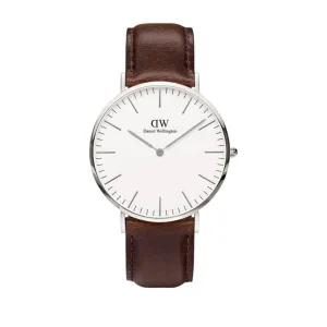 Men's Daniel Wellington 36mm Bristol Watch in Silver