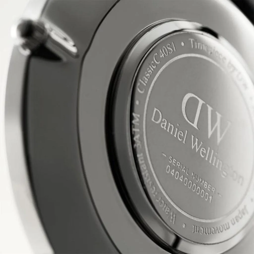Men's Daniel Wellington 36mm Bristol Watch in Silver