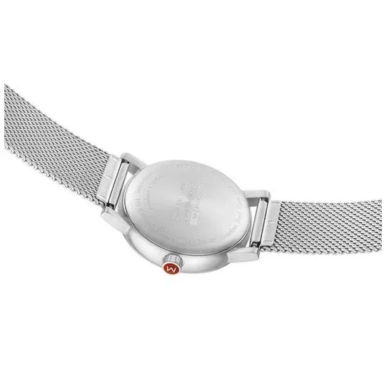 MONDAINE evo2, 35mm, stainless steel watch, MSE.35110.SM