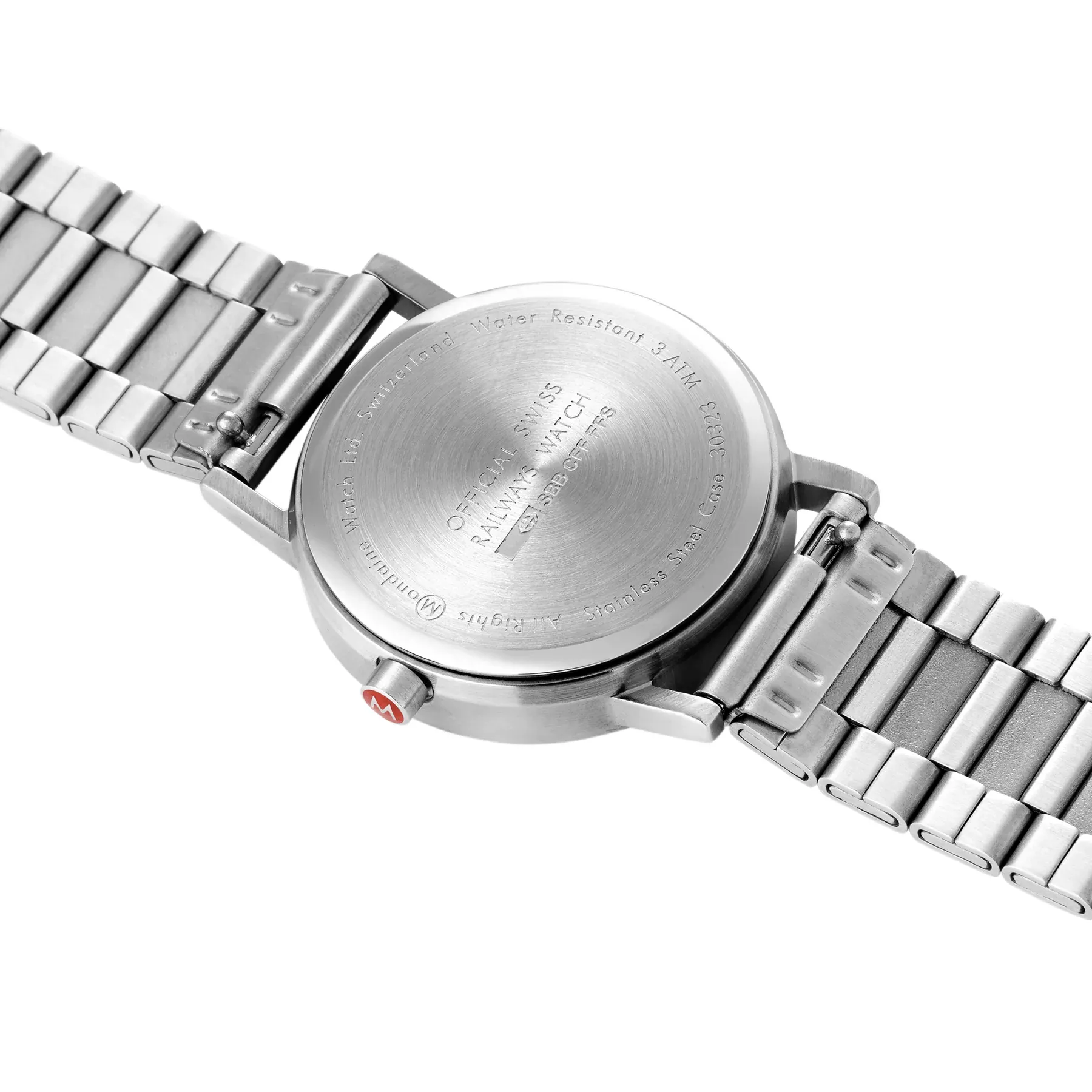 Mondaine - Official Classic 40mm Silver Stainless Steel Watch A660.30360.16SBJ