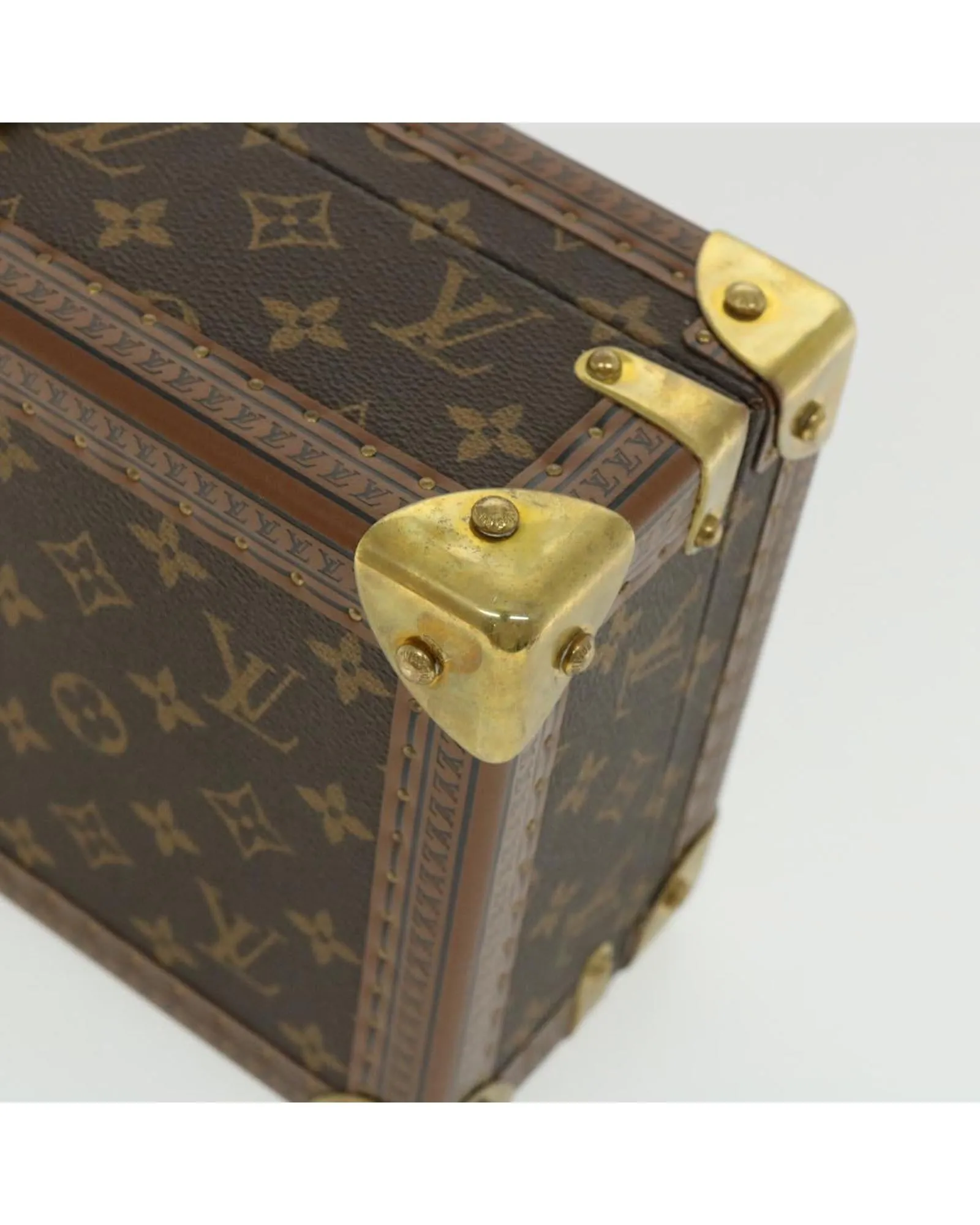 Monogram Coffret 8 Montor Trunk Watch Case LV Auth