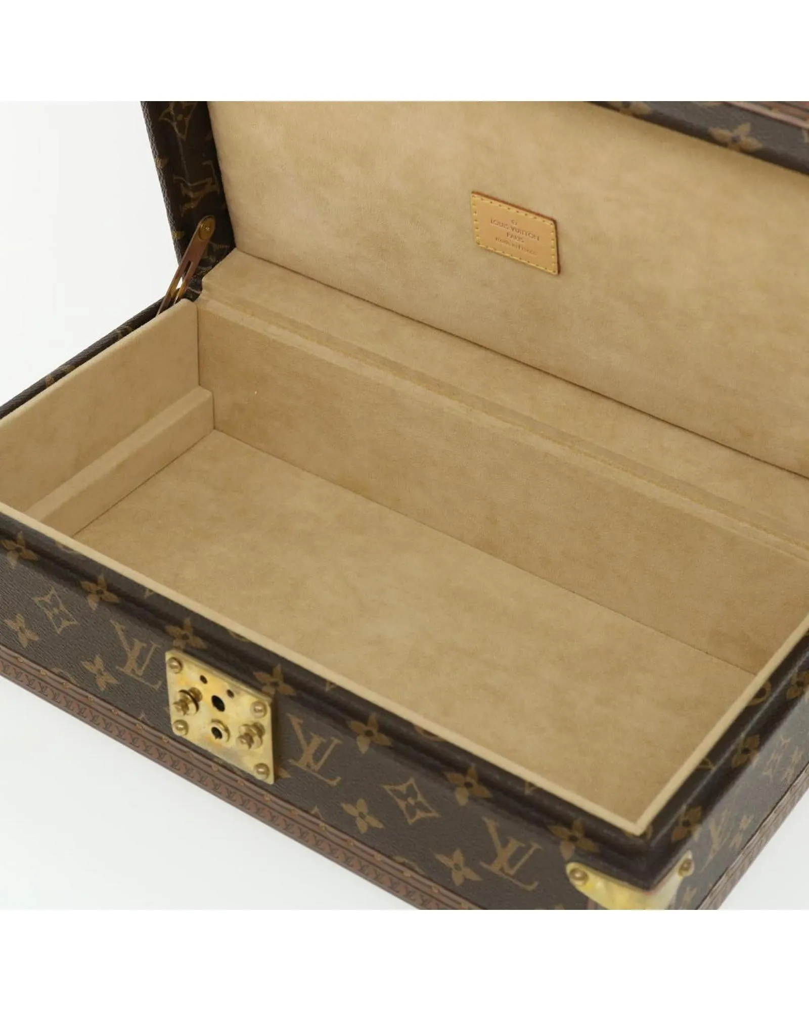 Monogram Coffret 8 Montor Trunk Watch Case LV Auth