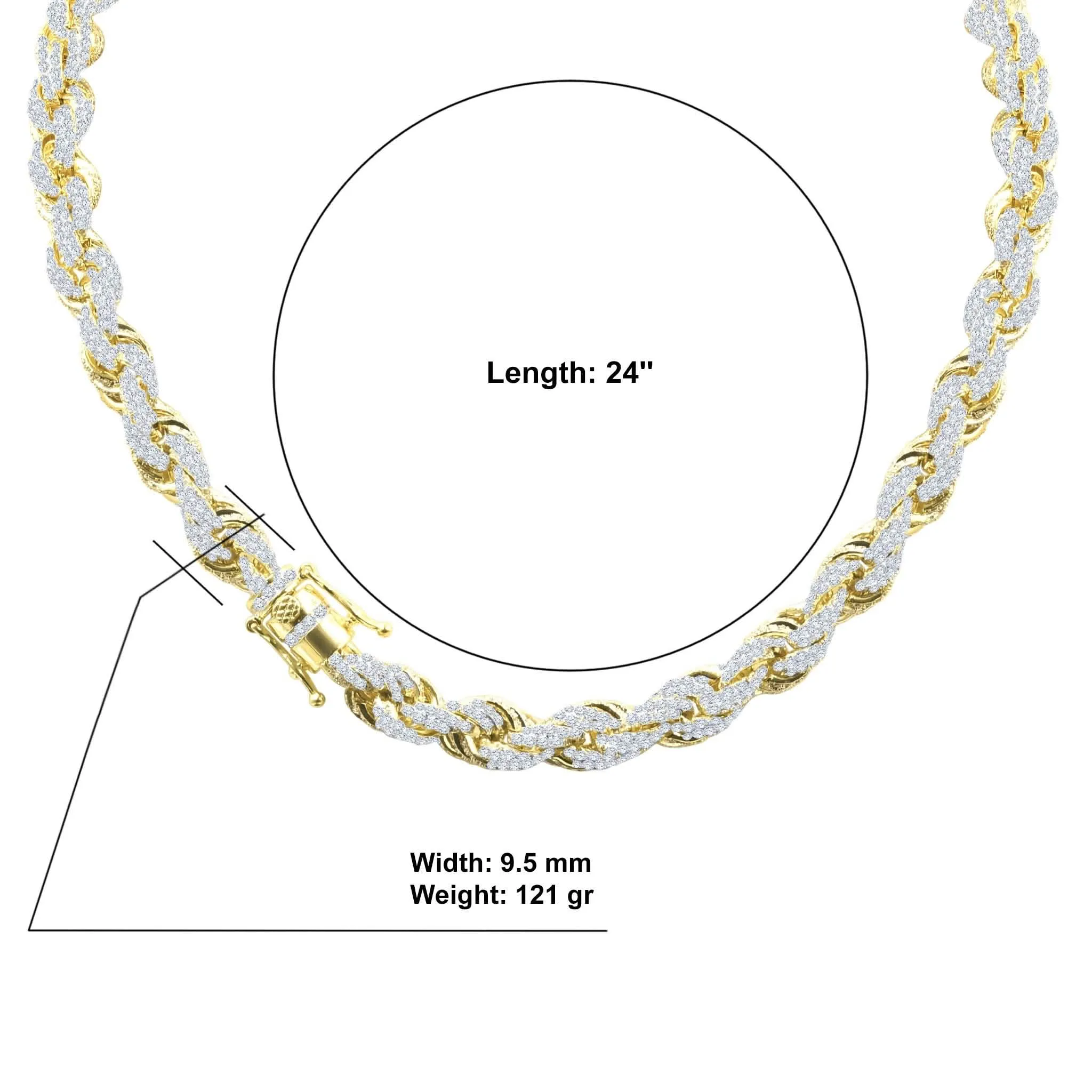 Montage Vintage Charm CZ Necklace | 962652