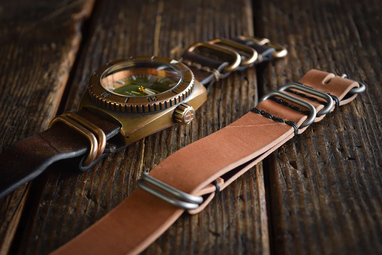 N.A.T.O. Watch Strap Horween Shell Cordovan